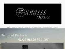 Tablet Screenshot of burgessoptical.com